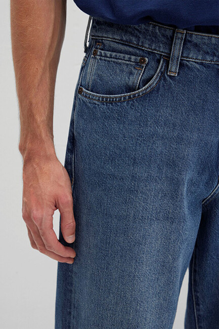 Erkek Mıtte Street Jean Pantolon 0010101-90629 Mavi - Thumbnail