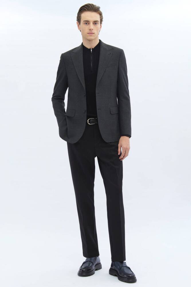 Erkek Modern Fit Çevre Dostu Ceket CK-2659 10151096 Gri - 2