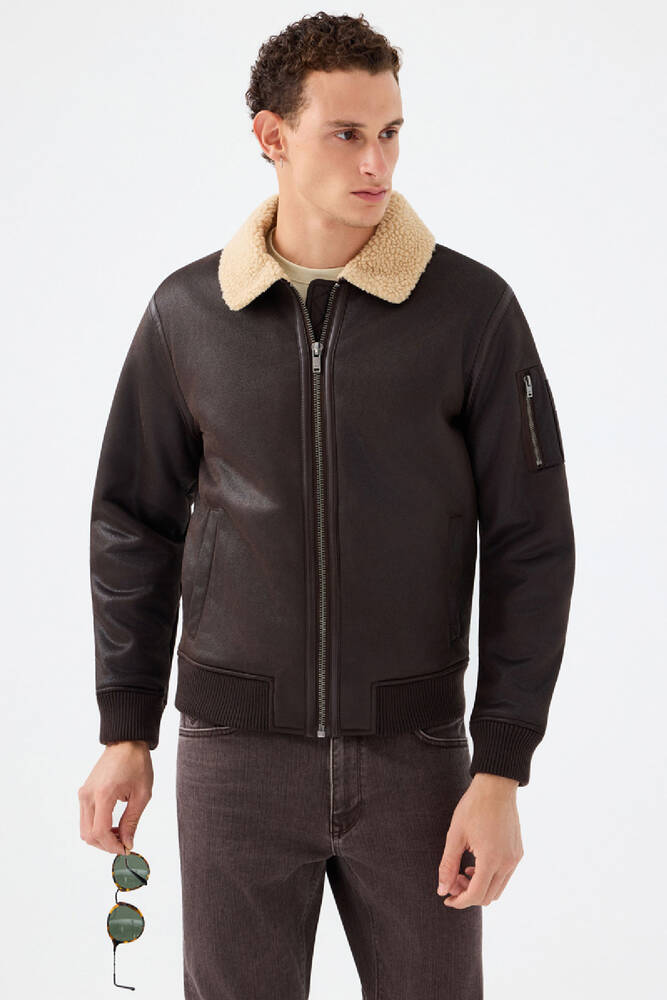 Erkek Mont LF2036720 Kahve 