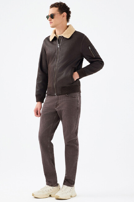 Erkek Mont LF2036720 Kahve (2)