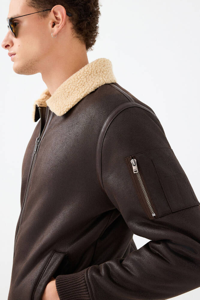 Erkek Mont LF2036720 Kahve 