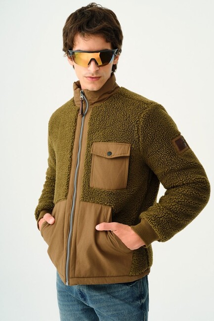 Erkek Mont LF2036721 Haki (1)