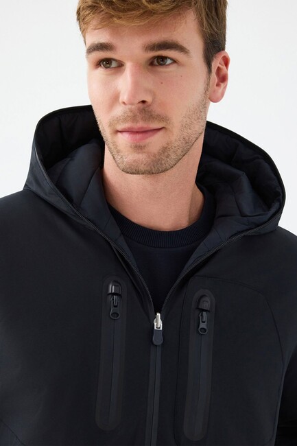 Erkek Mont LF2038494 Lacivert - Thumbnail