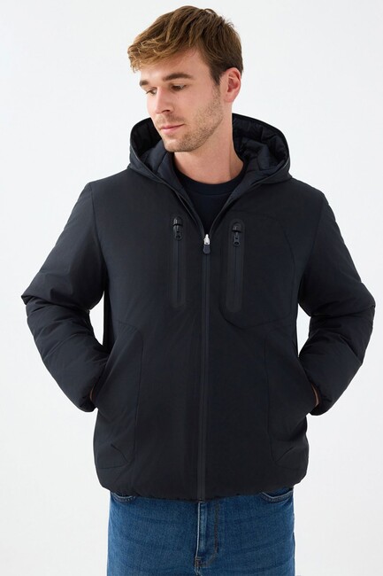 Erkek Mont LF2038494 Lacivert - Thumbnail