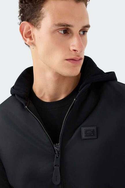 Erkek Mont LF2040657 Siyah - Thumbnail