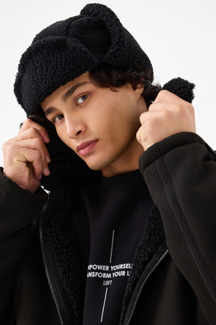 Erkek Mont LF2040817 Siyah - Thumbnail