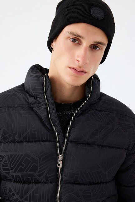 Erkek Mont LF2041387 Siyah - Thumbnail