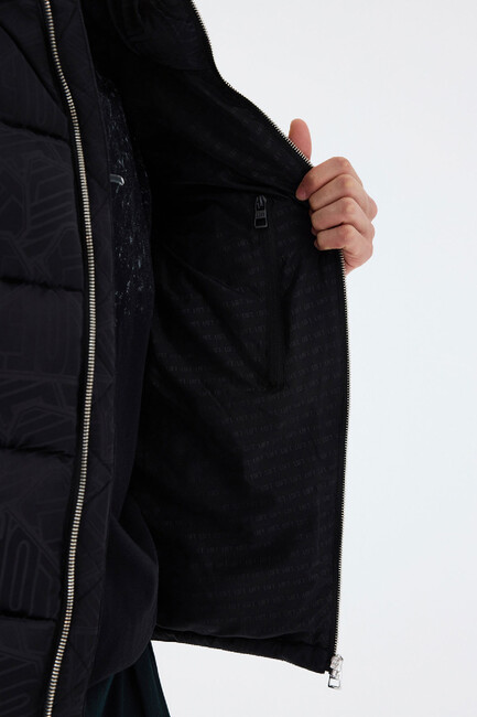 Erkek Mont LF2041387 Siyah - Thumbnail