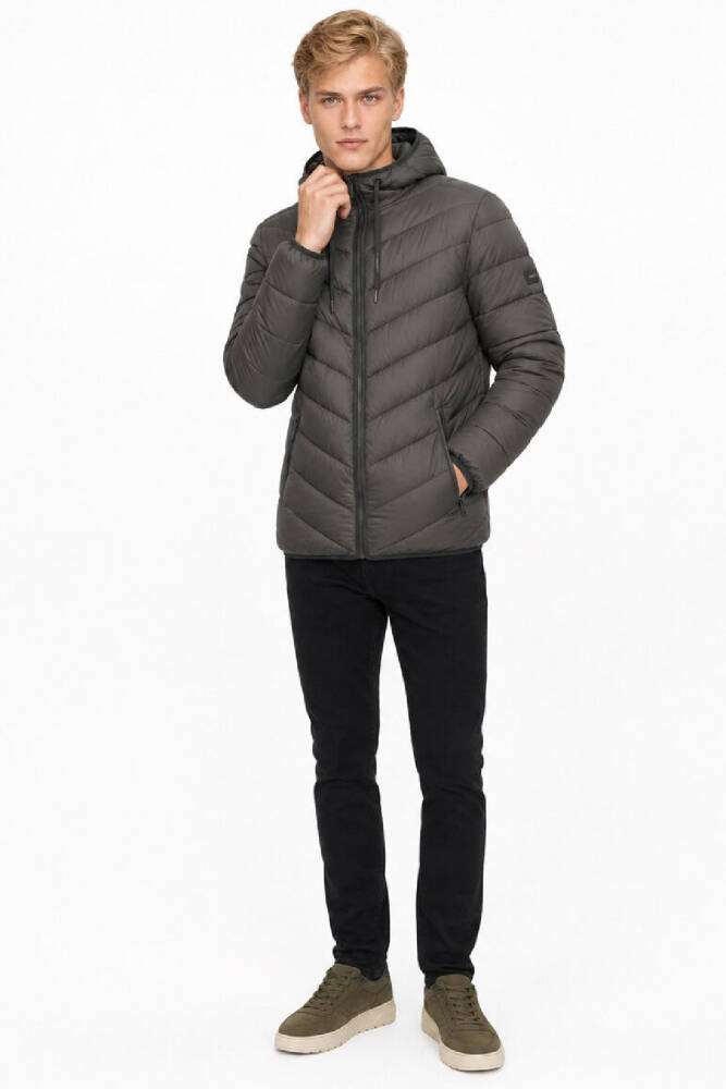 Erkek Mont LF2043698 Haki  - 2