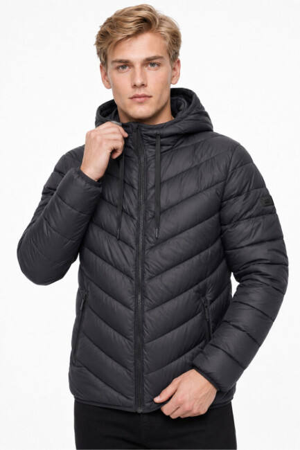 Erkek Mont LF2043698 Siyah 