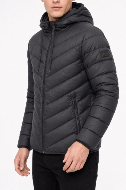 Erkek Mont LF2043698 Siyah  - 5