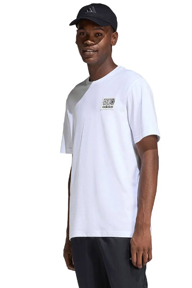 Erkek Mos Patch Tişört KB2512 Beyaz 