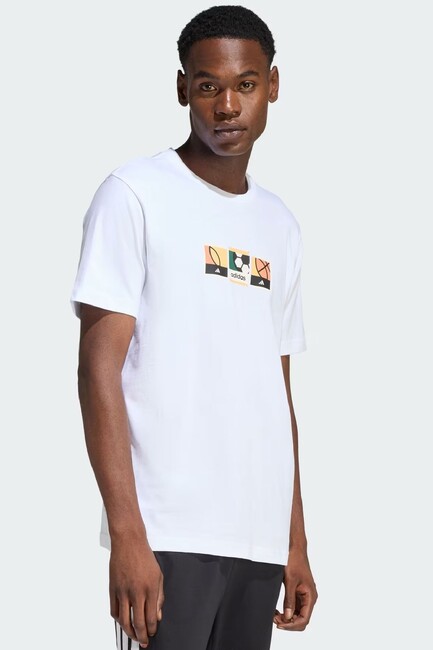 Erkek Mos Stamps Tişört KB2509 Beyaz (1)