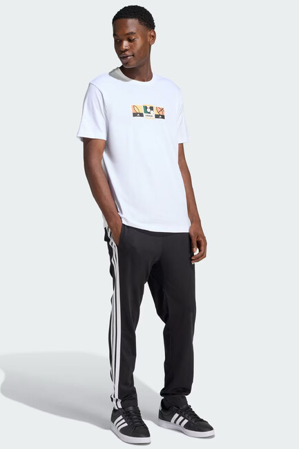 Erkek Mos Stamps Tişört KB2509 Beyaz - Thumbnail