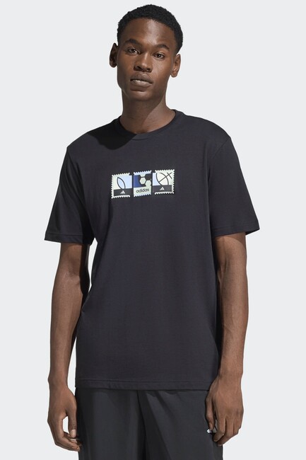 Erkek Mos Stamps Tişört KB2510 Siyah (1)