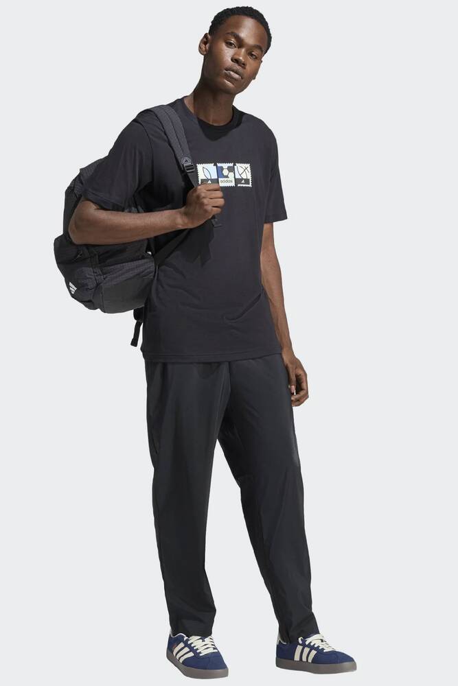 Erkek Mos Stamps Tişört KB2510 Siyah 