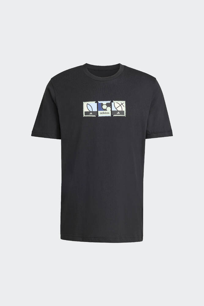 Erkek Mos Stamps Tişört KB2510 Siyah 