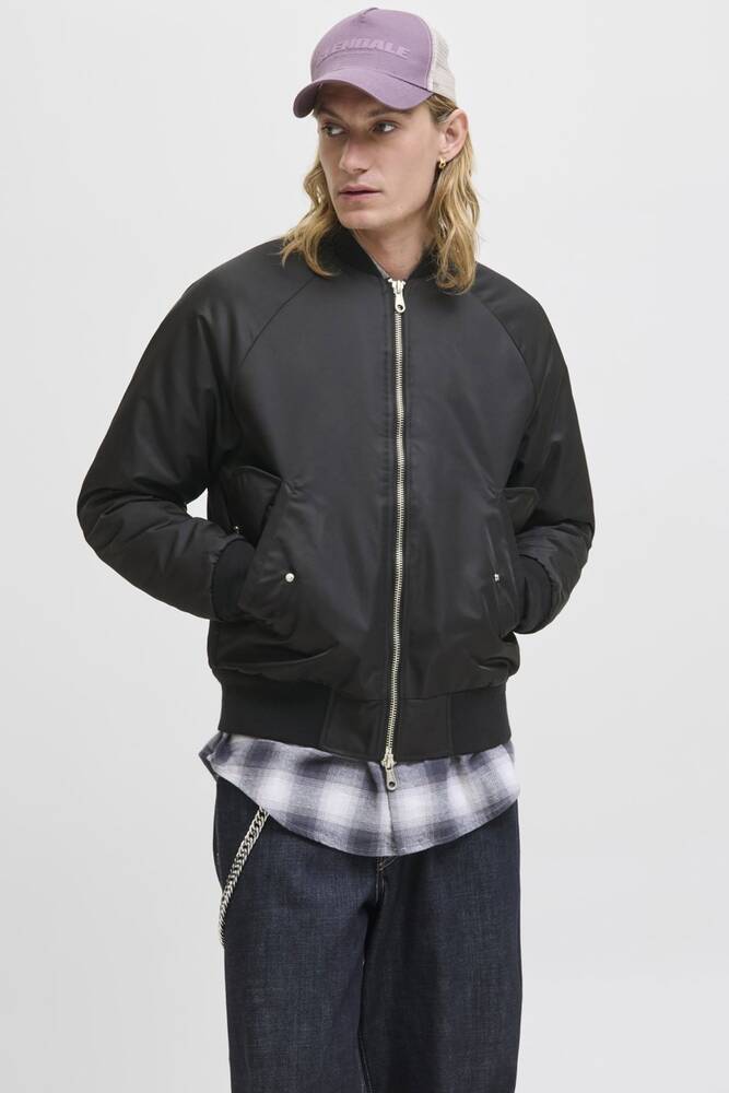 Erkek Motıon Bomber Ceket 12283301 Siyah 