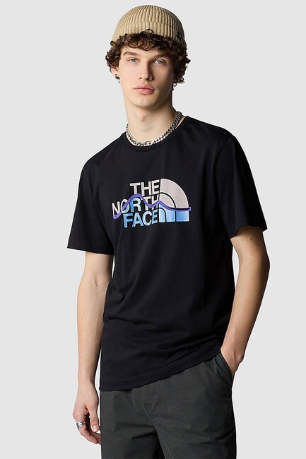 Erkek Mountaın Lıne Tişört NF0A87NTJK31 Siyah (1)