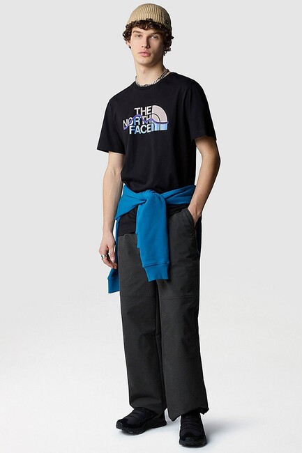 Erkek Mountaın Lıne Tişört NF0A87NTJK31 Siyah (2)