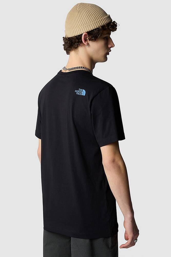 Erkek Mountaın Lıne Tişört NF0A87NTJK31 Siyah 