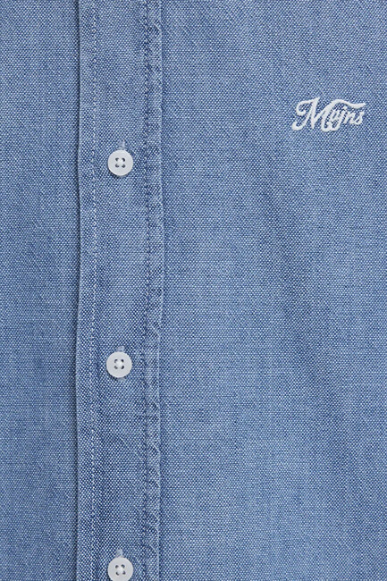 Erkek Mvjns Nakışlı Gömlek 0211885-18790 Mavi - Thumbnail