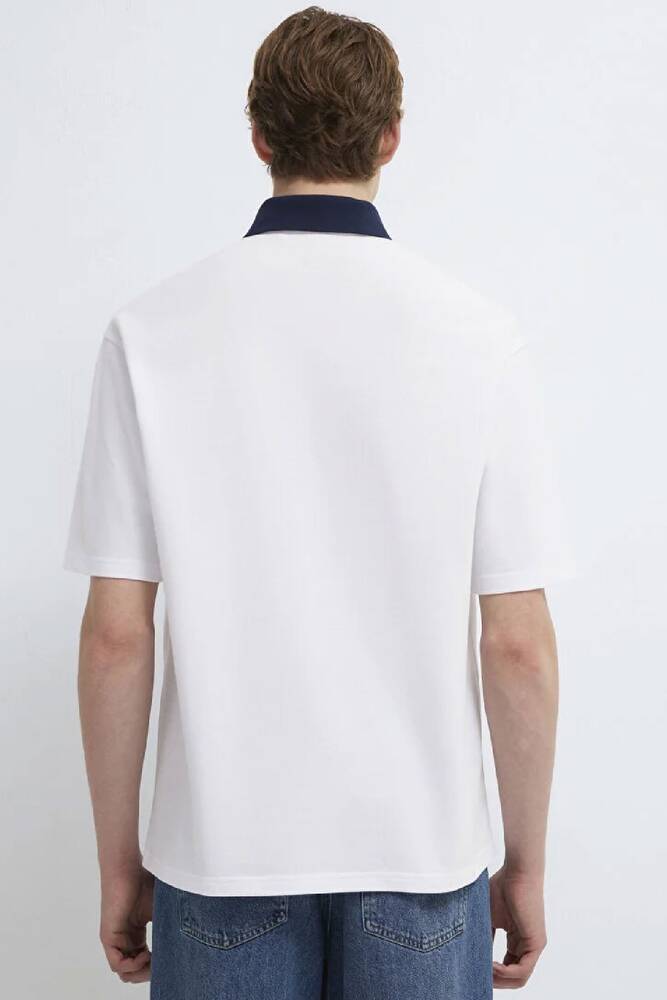 Erkek MVJNS Polo Tişört 0613330-620 Beyaz 