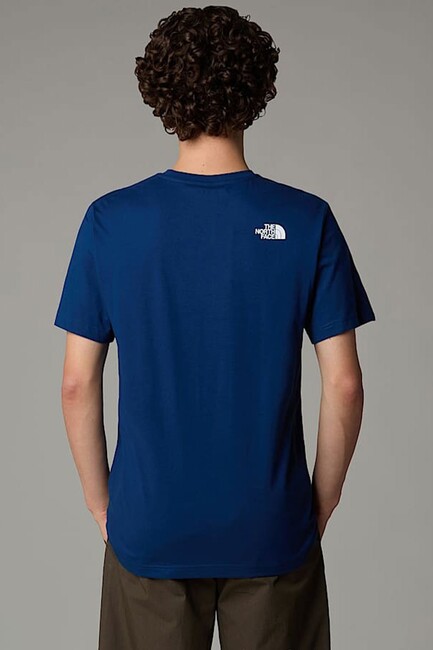 Erkek Never Stop Explorıng Tişört NF0A87NSD1R1 Lacivert (3)