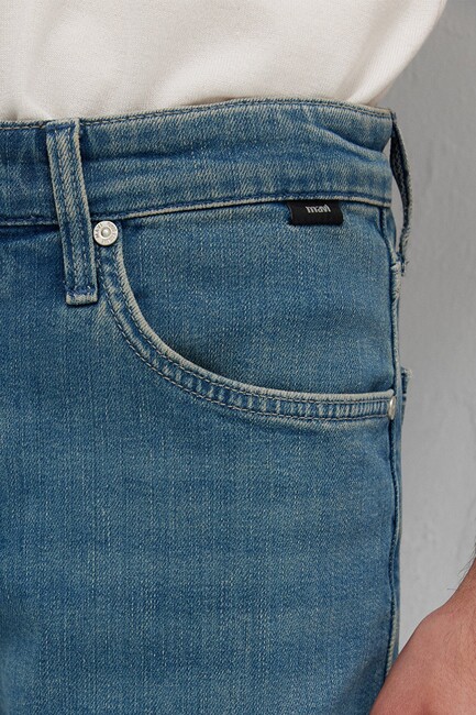 Erkek Nıcholas Denim Şort 04160A3312 Mavi (3)