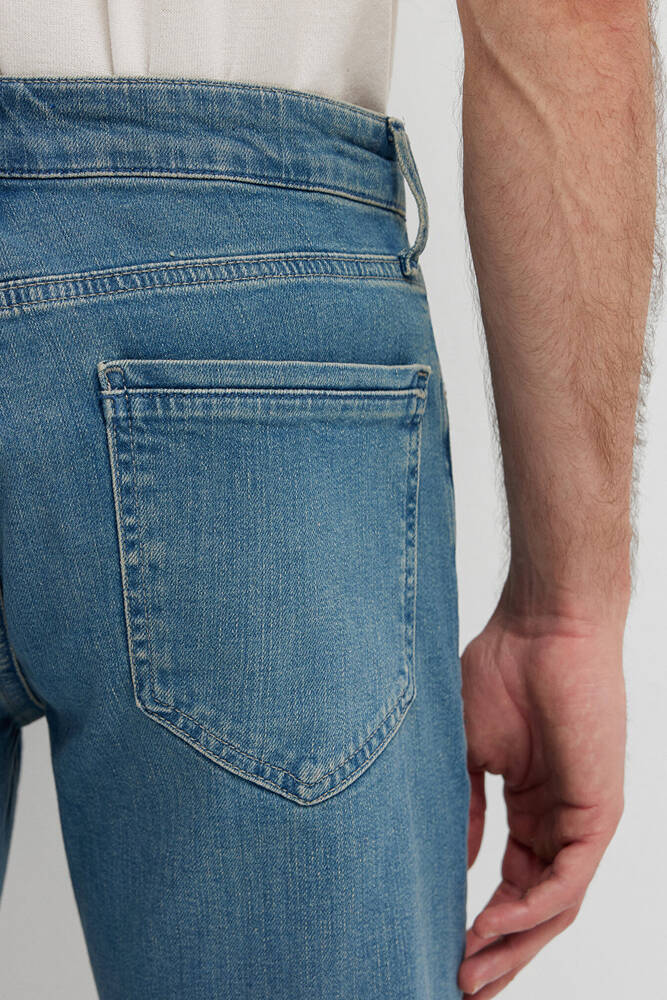 Erkek Nıcholas Denim Şort 04160A3312 Mavi 