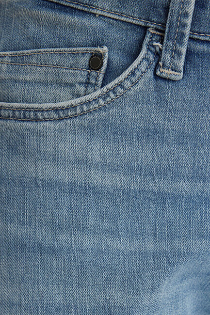 Erkek Nicholas Mavi Premium Denim Şort 0416028720 Mavi - Thumbnail