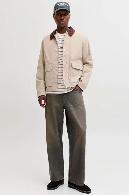 Erkek Norrebro Çizgili Tişört 12291021 Beyaz (3)