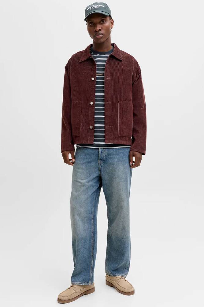 Erkek Norrebro Çizgili Tişört 12291021 Lacivert 