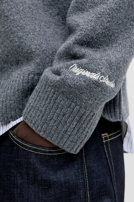 Erkek Norrebro Kazak 12282728 Antrasit - Thumbnail