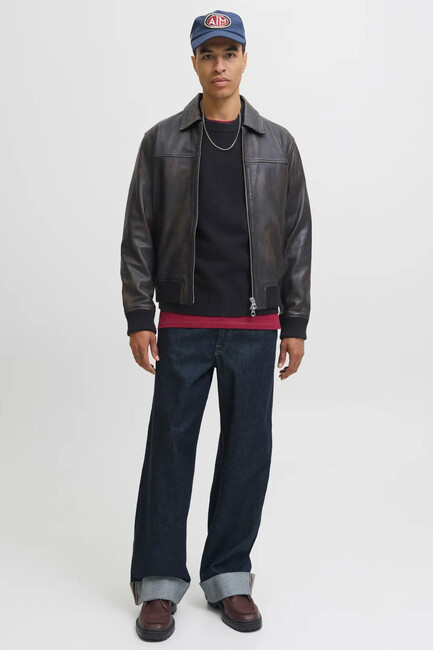 Erkek Norrebro Kazak 12282728 Siyah - Thumbnail