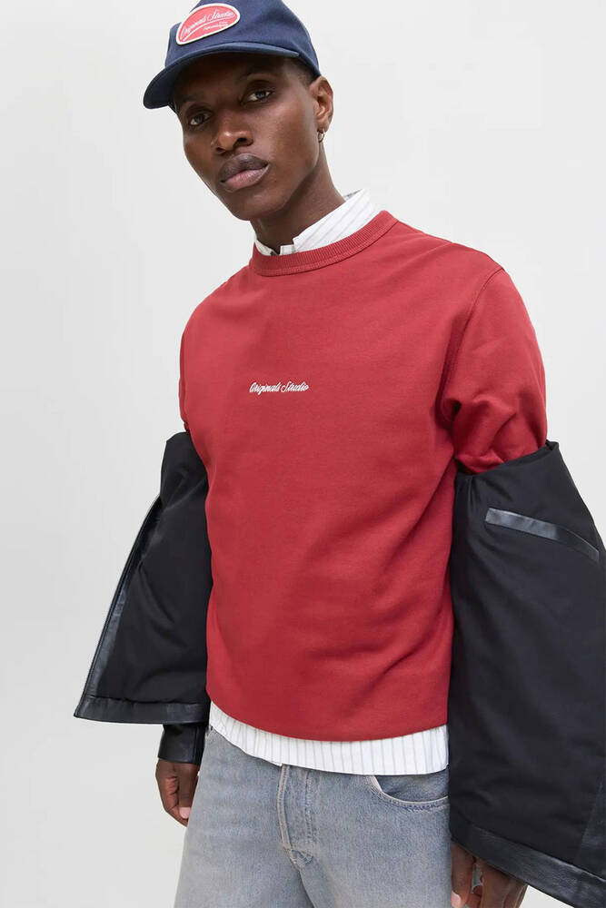 Erkek Norrebro Sweat 12282893 Kırmızı 