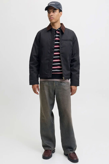 Erkek Norrebro Worker Ceket 12282903 Siyah (3)