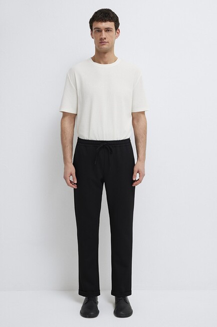 Erkek Örme Pantolon 0010460-900 Siyah (3)