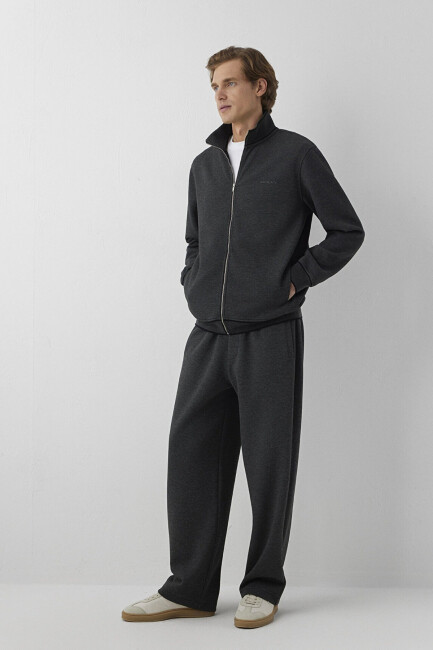 Erkek Örme Pantolon 0024737-80024 Gri  (2)