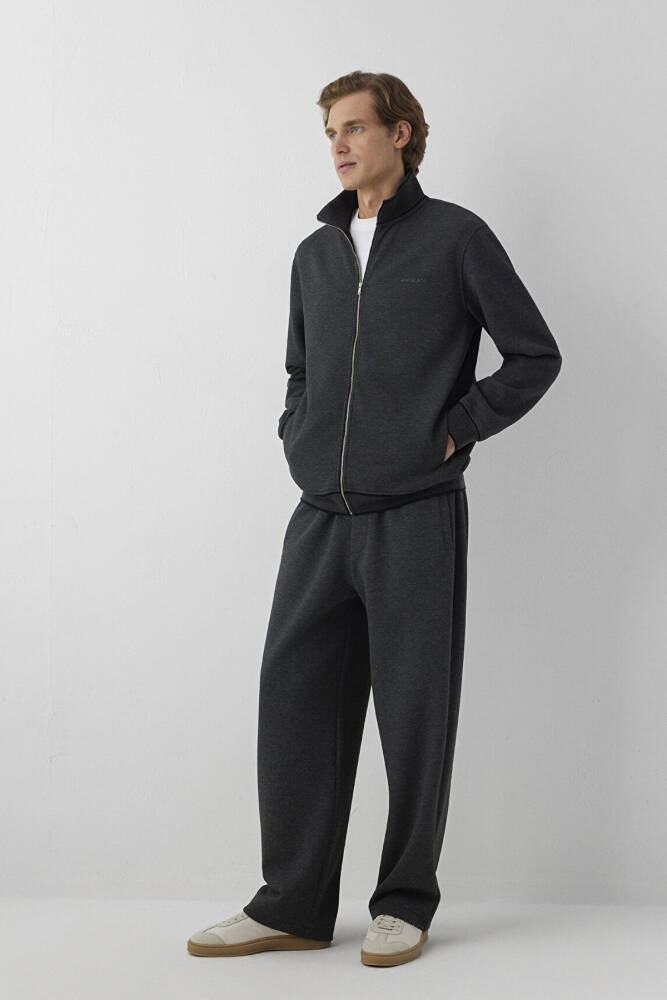 Erkek Örme Pantolon 0024737-80024 Gri  - 3
