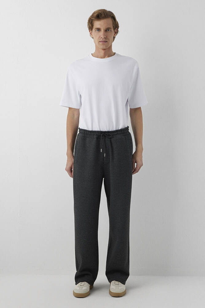 Erkek Örme Pantolon 0024737-80024 Gri  - 4