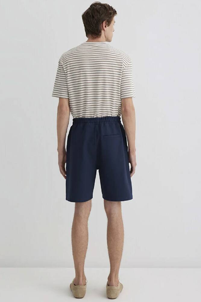 Erkek Örme Şort 0410314-70490 Lacivert 