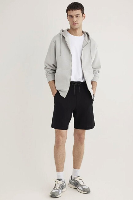 Erkek Örme Şort 066694-900 Siyah (1)