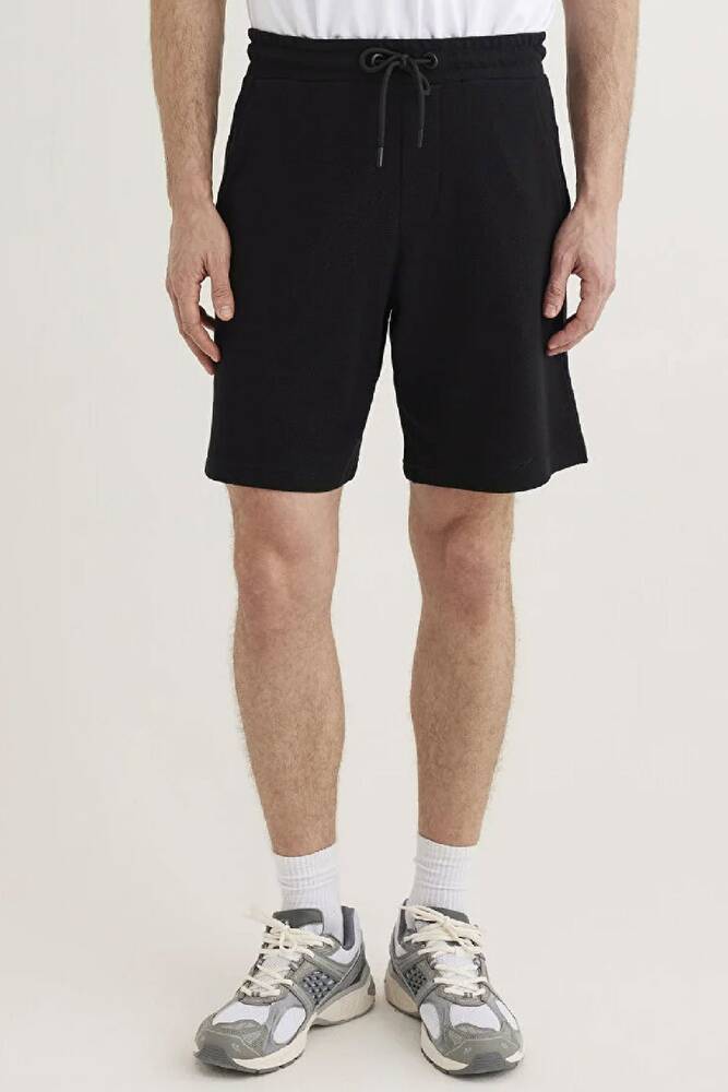 Erkek Örme Şort 066694-900 Siyah 