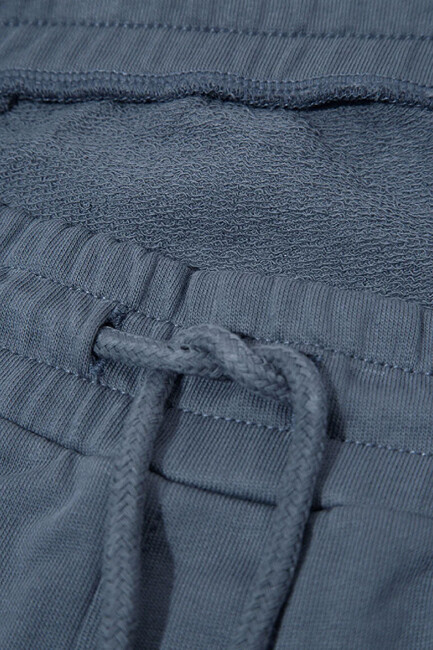 Erkek Örme Şort 066935-80776 Mavi - Thumbnail