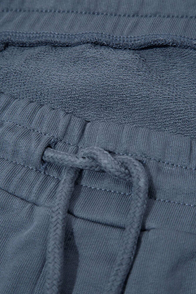 Erkek Örme Şort 066935-80776 Mavi 