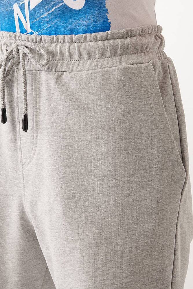 Erkek Örme Şort 066935-35010 Gri 