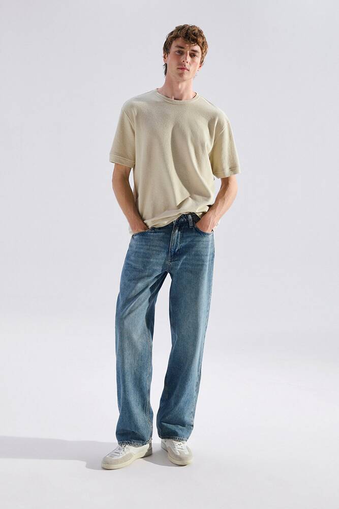 Erkek Orson Street Jean Pantolon 0019402-A3348 Mavi 