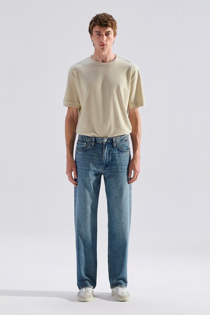 Erkek Orson Street Jean Pantolon 0019402-A3348 Mavi - Thumbnail