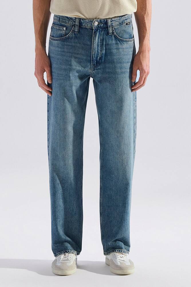 Erkek Orson Street Jean Pantolon 0019402-A3348 Mavi 